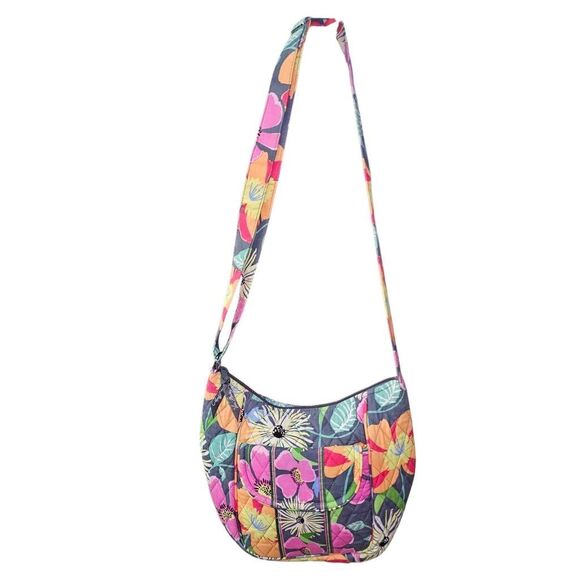 Vera Bradley Clare Jazzy Blooms Handbag Purse Retired pattern - Picture 1 of 10